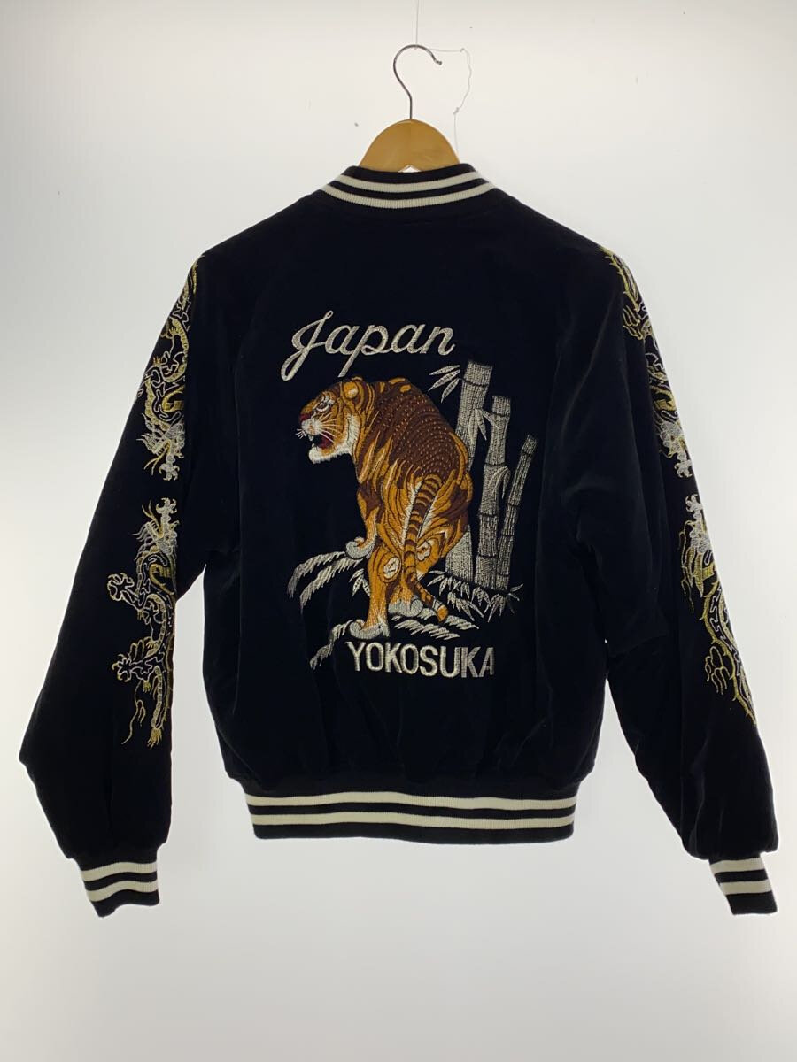 【中古】hoshihime◆スカジャン/FREE/コットン/BLK/f-001【メンズウェア】