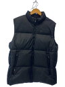 【中古】TOMMY HILFIGER◆ベスト/L/ポリエステル/BLK/無地/MW32769【メンズウェア】