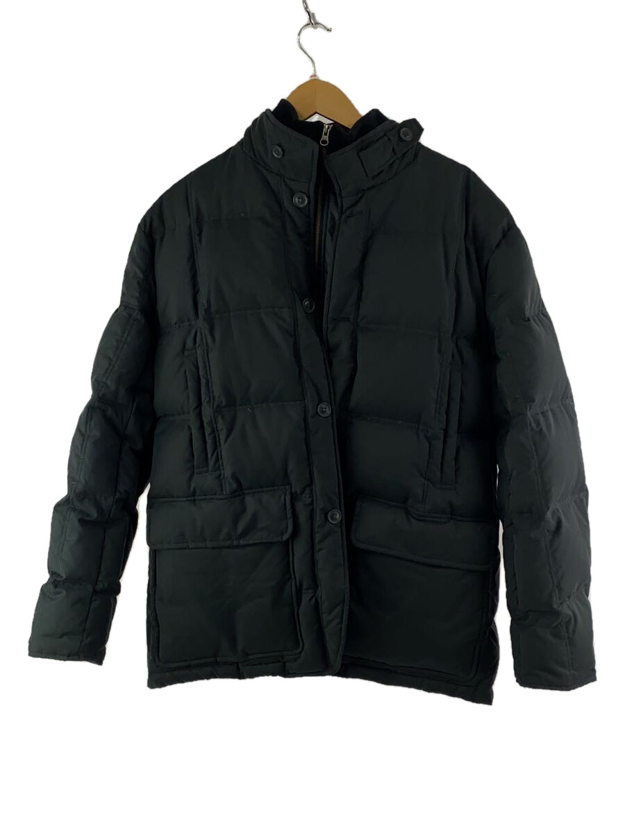 【中古】EDDIE BAUER◆ダウンジャケット/L/ポリエステル/BLK/001-9663/836221【メンズウェア】