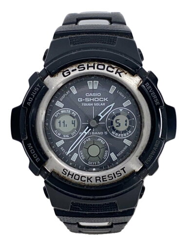 【中古】CASIO◆ソーラー腕時計・G-SHOCK/デジアナ/BLK【服飾雑貨他】 【中古】CASIO◆ソーラー腕時計・G-SHOCK/デジアナ/BLK【服飾雑貨他】