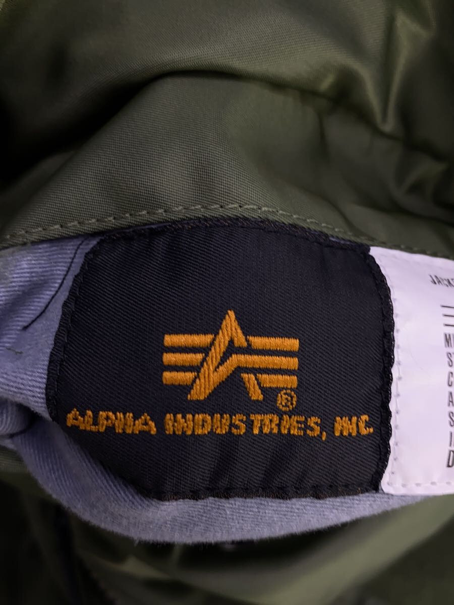 【中古】ALPHA INDUSTRIES◆ミリタリージャケット/XL/ナイロン/GRN/0615-00-573-8835【メンズウェア】