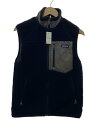 【中古】patagonia◆フリースベスト/S/ポリエステル/BLK/23046/レトロX【メンズウェア】