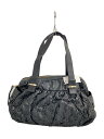 【中古】SEE BY CHLOE◆ハンドバッグ/レザー/BLK/無地【バッグ】