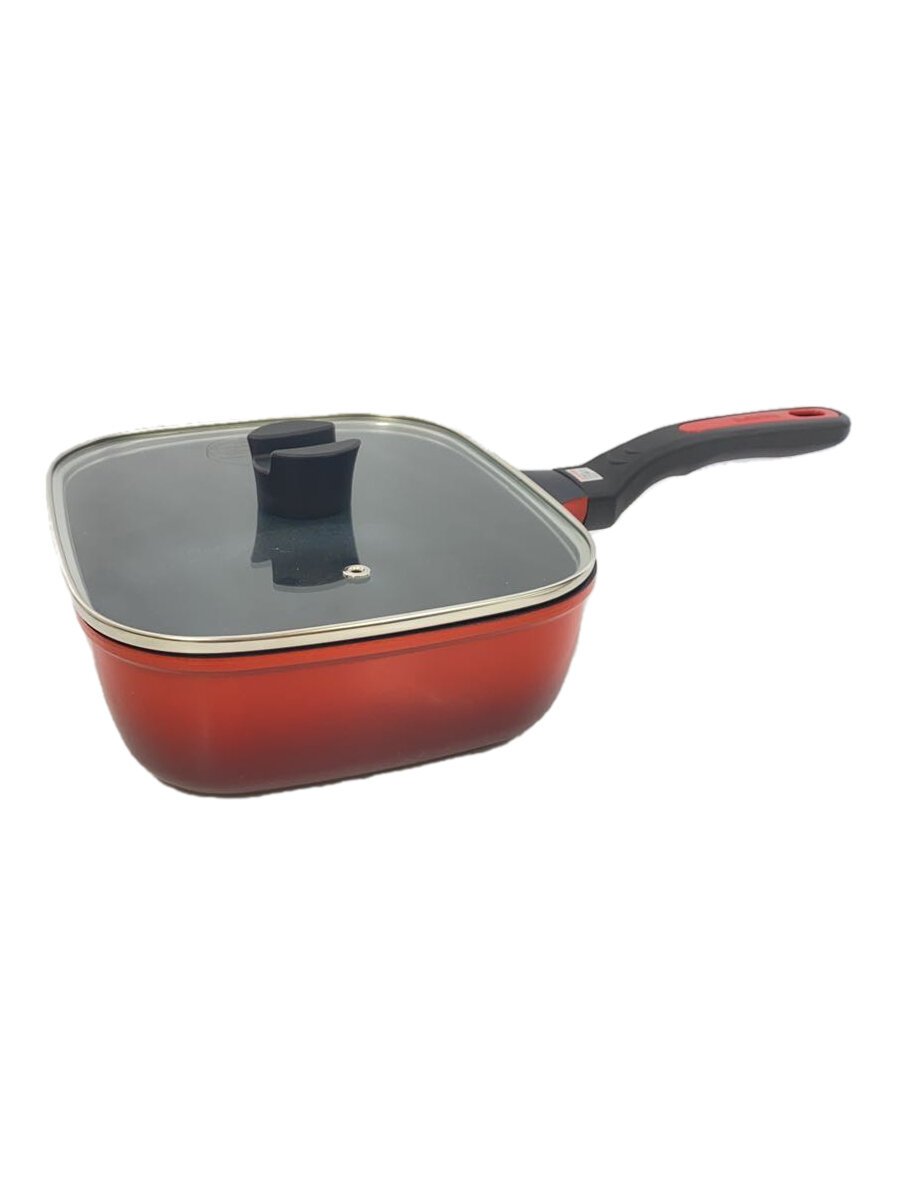 【中古】BellFine◆フライパン/RED【キッチン用品】