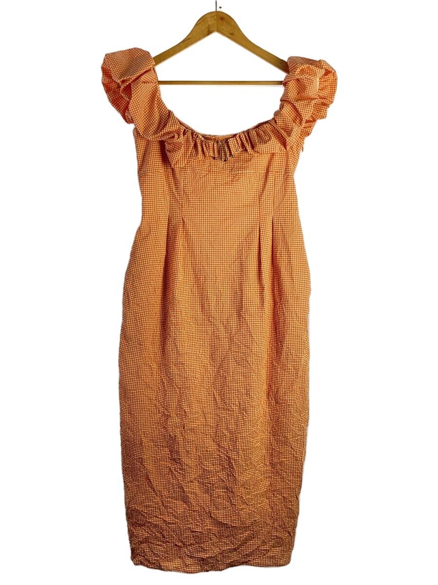 MAISON SPECIAL◆Washer Processing Camisol/FREE/ナイロン/ORN/ギンガムCK/21241265801//