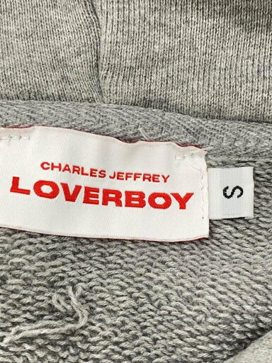 【中古】CHARLES JEFFREY LOVERBOY◆パーカー/S/コットン/GRY【メンズウェア】
