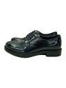 【中古】PRADA◆ドレスシューズ/UK7/BLK/レザー/DNC115【シューズ】