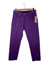 【中古】Curly◆○△□/POST-DYEING 5P JEANS/ボトム/2/コットン/PUP/21-43010CL【メンズウェア】