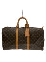 【中古】LOUIS VUITTON◆キーポル50_モノグラム・キャンバス_BRW/PVC/BRW【バッグ】