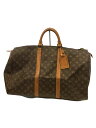 【中古】LOUIS VUITTON◆キーポル50_モノグラム_BRW/PVC/BRW【バッグ】