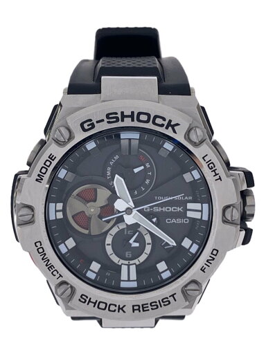 【中古】CASIO◆ソーラー腕時計・G-SHOCK/アナログ/ラバー/GRY/BLK//【服飾雑貨他】 【中古】CASIO◆ソーラー腕時計・G-SHOCK/アナログ/ラバー/GRY/BLK//【服飾雑貨他】
