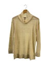 【中古】ISSEY MIYAKE◆ニット・セーター(薄手)/S/シルク/クリーム/無地/JT13370【レディースウェア】