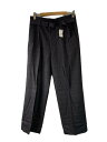 【中古】YOKE◆HIGH WAIST BELTED PANTS/3/ウール/GRY/YK21AW0255P【メンズウェア】(4)