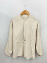 【中古】MACKINTOSH PHILOSOPHY◆長袖シャツ/6/ポリエステル/CRM/R9F46-349-40【レディースウェア】