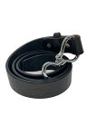 【中古】Engineered Garments◆Hoof Pick Buckle Belt/ベルト/レザー/BLK/メンズ【服飾雑貨他】