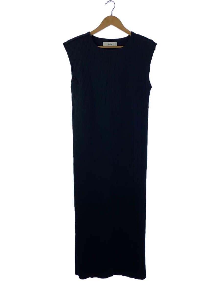 【中古】ノースリーブワンピース/38/コットン/BLK/無地/62410310//【レディースウェア】