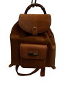 【中古】GUCCI◆リュック/スウェード/オレンジ/無地/009・1705・0030【バッグ】