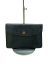 【中古】LOUIS VUITTON◆クラッチバッグ/レザー/ブラック/無地/M52652//【バッグ】