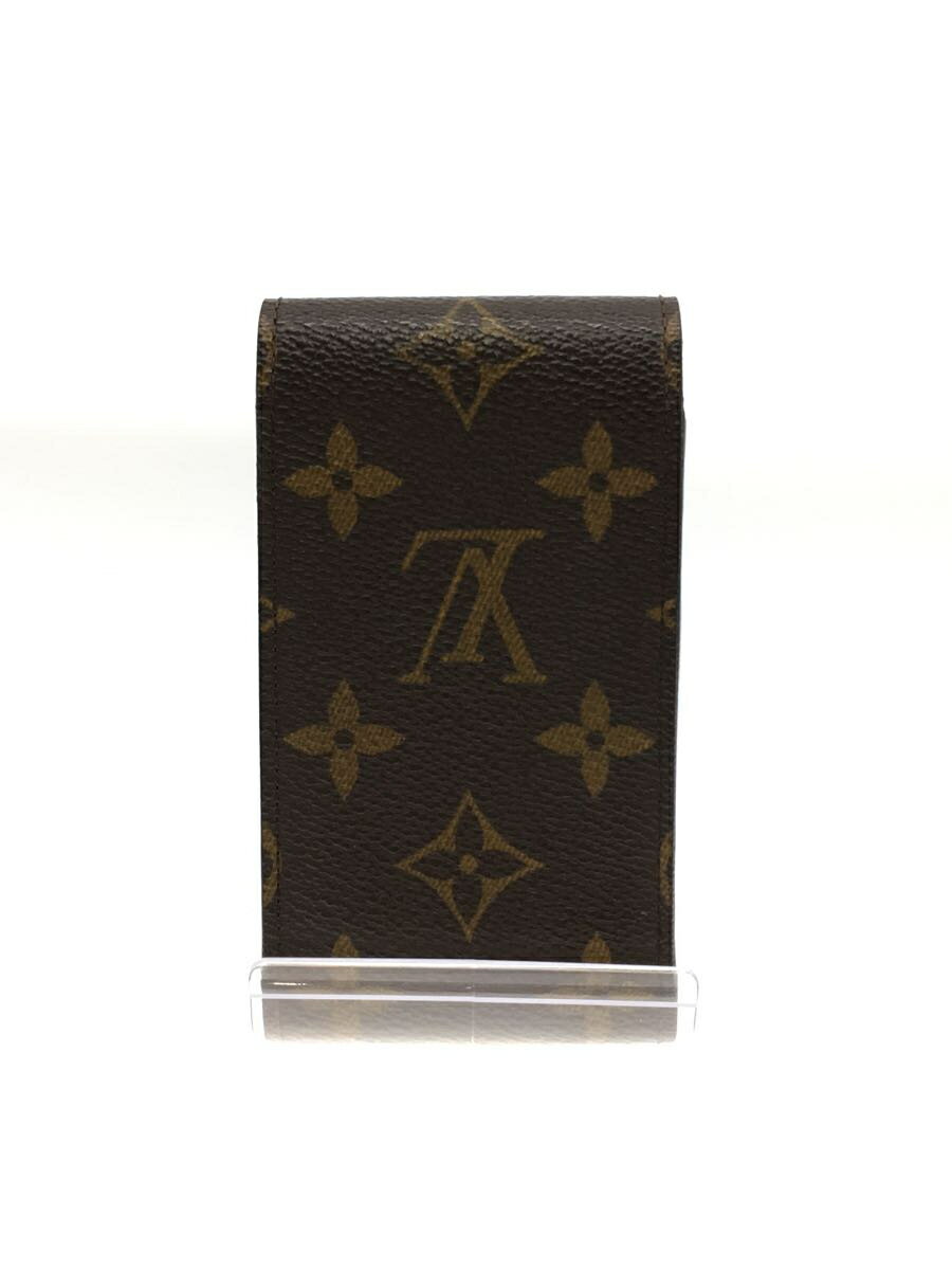 【中古】LOUIS VUITTON◆エテュイ・シガレット_モノグラム_BRW/PVC/BRW/総柄/メンズ【服飾雑貨他】 2