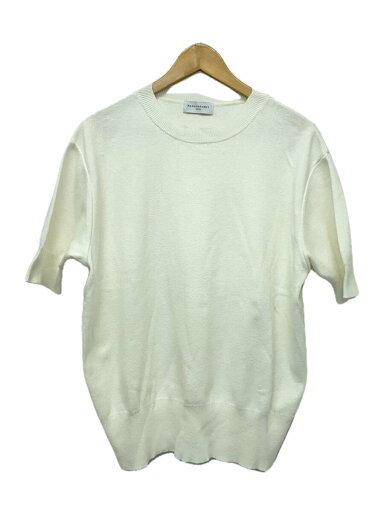 【中古】rencontrant/ニット・セーター(薄手)/S/コットン/WHT/無地/10077【メンズウェア】 【中古】rencontrant/ニット・セーター(薄手)/S/コットン/WHT/無地/10077【メンズウェア】