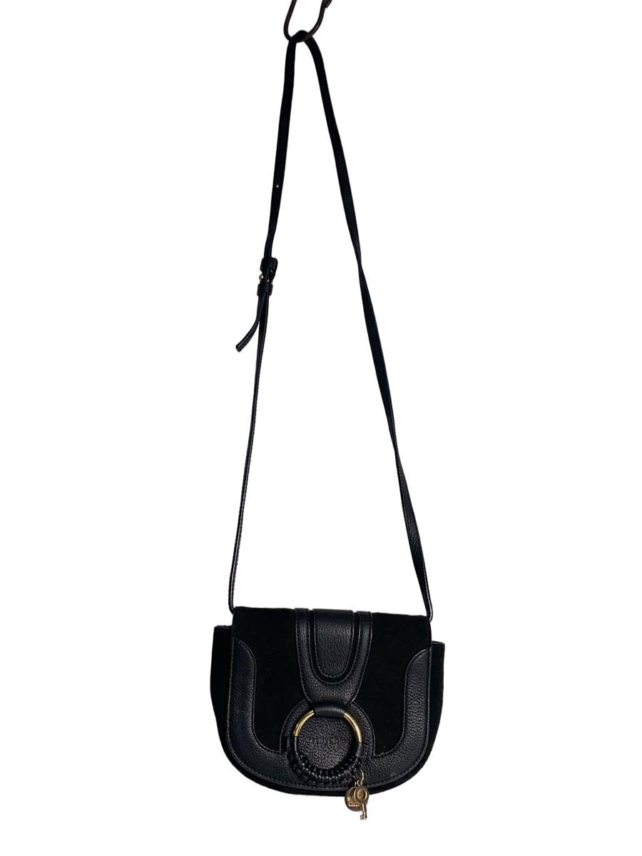 【中古】SEE BY CHLOE◆ショルダーバッグ/--/BLK/無地//【バッグ】
