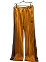 【中古】Needles◆22SS/TRACK PANT POLY SMOOTH/シミ有/ボトム/S/ポリエステル/ORN/KP220【メンズウェア】