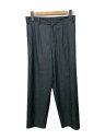 【中古】STUSSY◆Striped Volume Pleated Trou/ボトム/30/ポリエステル/GRY/ストライプ【メンズウェア】