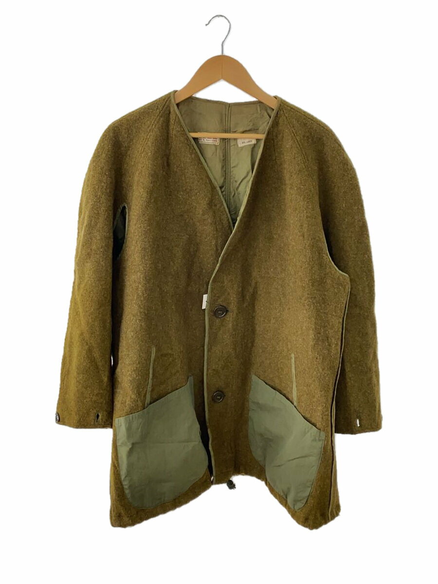 【中古】US.ARMY◆オーバーコートライナー/M-1950/50s/ウール/KHK【メンズウェア】