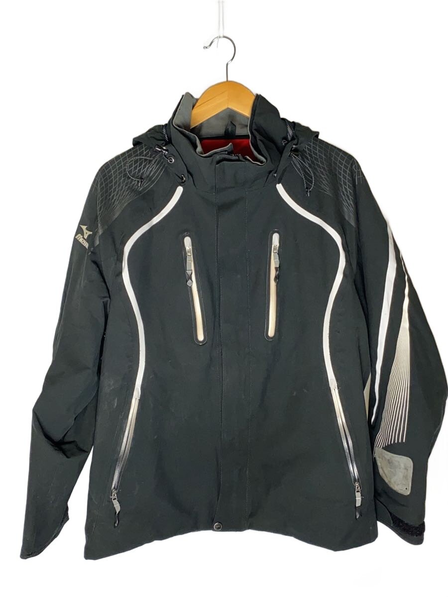 【中古】MIZUNO◆ウェアージャケット/L/BLK【スポーツ】