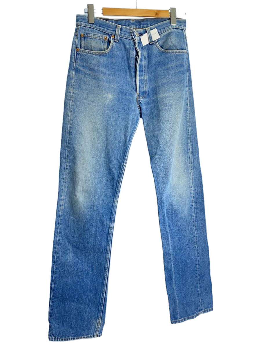 【中古】Levi’s◆ボトム/33/コットン/IDG/無地【メンズウェア】