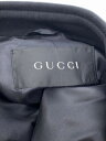 【中古】GUCCI◆コート/--/ウール/BLK/無地/314-0438-1213【メンズウェア】