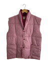 【中古】CELINE◆トリオンフ/ダウンベスト/ポリエステル/PNK/5F0005 SAF 155 3762【レディースウェア】