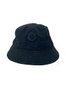 【中古】MONCLER◆バケットハット/L/コットン/BLK/無地/メンズ/H10913B00030//【服飾雑貨他】
