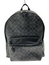 【中古】COACH◆リュック/レザー/GRY/総柄/F55398【バッグ】(4)