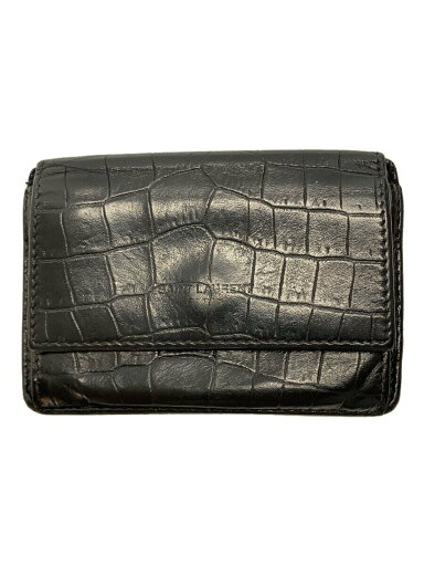 【中古】SAINT LAURENT◆クロコ型押し/カードケース/コインケース/レザー/ブラック/メンズ/552996【服飾雑貨他】 【中古】SAINT LAURENT◆クロコ型押し/カードケース/コインケース/レザー/ブラック/メンズ/552996【服飾雑貨他】