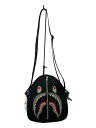 【中古】A BATHING APE◆ショルダーバッグ/ポリエステル/BLK/001SGK301005M【バッグ】