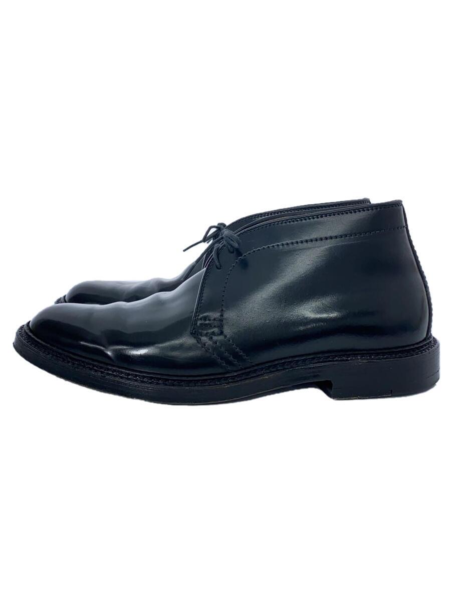 【中古】Alden◆チャッカブーツ/US9.5/BLK/馬革/1340/コードバン/Dウィズ/トゥスチール//【シューズ】