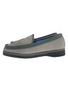 【中古】BLOHM◆ローファー/26.5cm/グレー/24AW【シューズ】