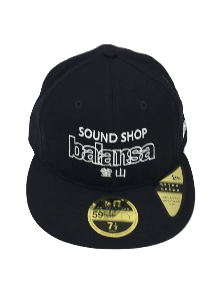 【中古】NEW ERA◆キャップ/7 1/2/NVY/無地/メンズ//【服飾雑貨他】