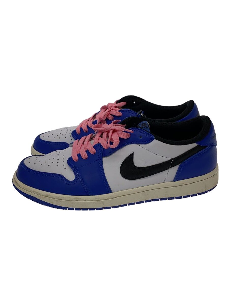 NIKE◆AIR JORDAN 1 LOW OG/CZ0790-140/Game Royal/ソール汚れ有