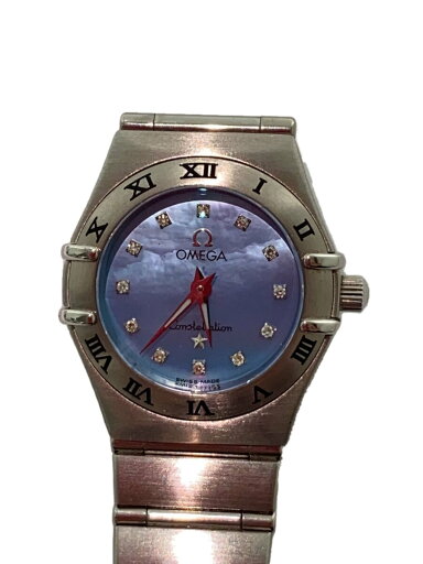【中古】OMEGA◆腕時計/アナログ/--/BLU/SLV【服飾雑貨他】 【中古】OMEGA◆腕時計/アナログ/--/BLU/SLV【服飾雑貨他】