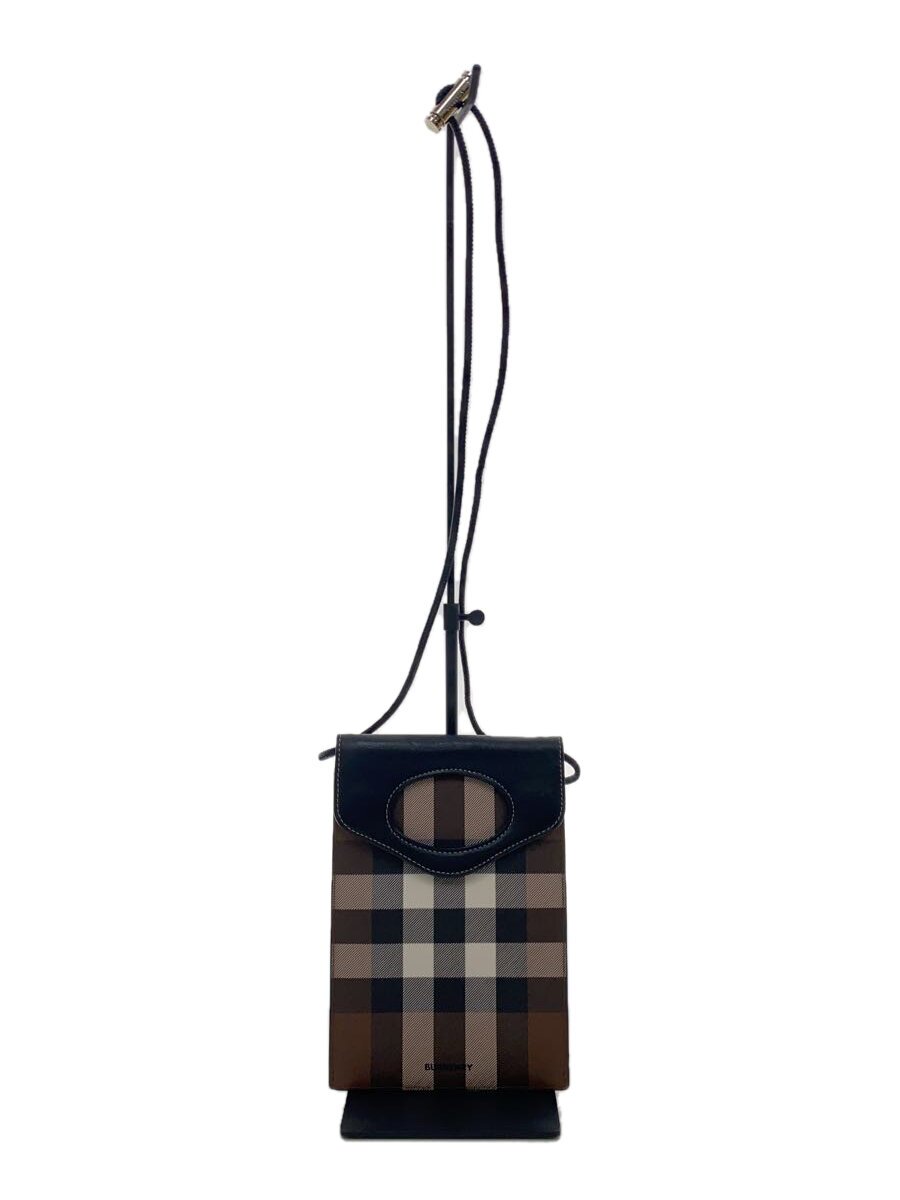 【中古】BURBERRY LONDON◆ショルダーバッグ/--/BRW/チェック/8049237【バッグ】