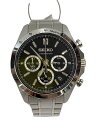 【中古】SEIKO◆腕時計/アナログ/ステンレス/BLK/SLV/SS/8T63-00D0【服飾雑貨他】(2)