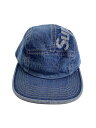 【中古】Supreme◆キャップ/FREE/コットン/BLU/メンズ【服飾雑貨他】