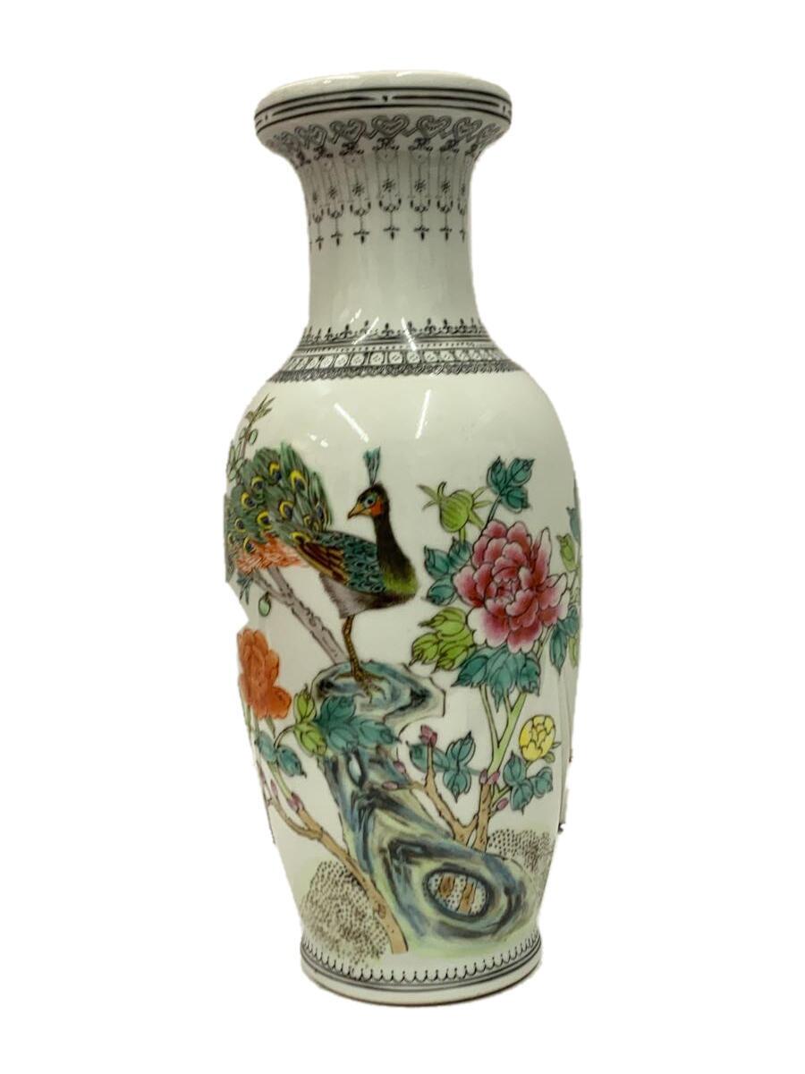 ツボ 壺 骨董 山水画　花瓶　花器　傘立て　古美術 オブジェ　玄関飾り ha-0216-image2.jpg