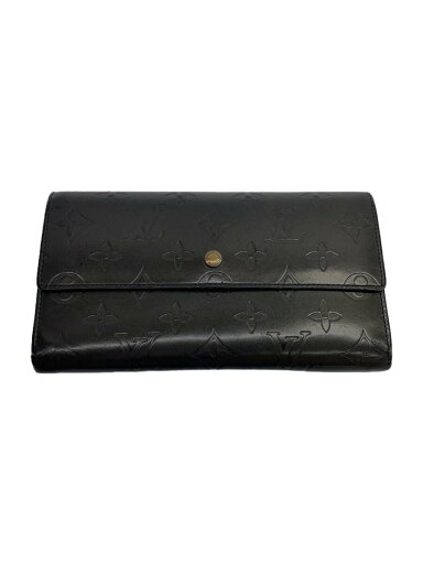 【中古】LOUIS VUITTON◆ポルト・トレゾール・インターナショナル_モノグラム・マット_BLK/レザー/BLK/無地/メンズ【服飾雑貨他】 【中古】LOUIS VUITTON◆ポルト・トレゾール・インターナショナル_モノグラム・マット_BLK/レザー/BLK/無地/メンズ【服飾雑貨他】