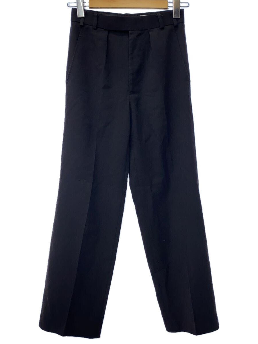 【中古】MILITARY◆スラックスパンツ/71/ウール/BLK/無地/イギリス軍///【メンズウェア】