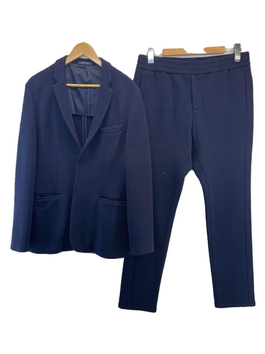 【中古】EMPORIO ARMANI◆セットアップ/50/ウール/NVY/無地/T1G620【メンズウェア】