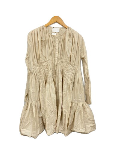 【中古】Merlette◆長袖ワンピース/XS/コットン/BEG/3710300030/135N04L【レディースウェア】 【中古】Merlette◆長袖ワンピース/XS/コットン/BEG/3710300030/135N04L【レディースウェア】