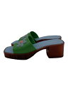【中古】melissa◆サンダル/22cm/BLU//【シューズ】